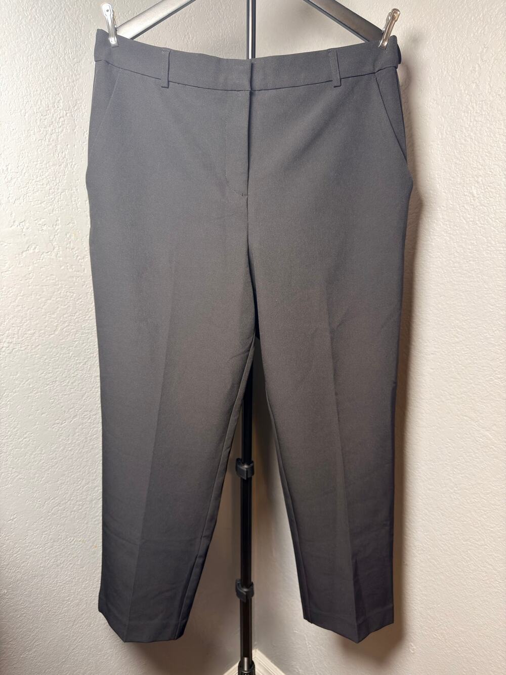 NWT Express Black Ankle Dress Pants Size 12 | 27" Inseam Career Workwear